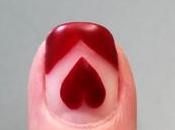 ideas decoración uñas corazones valentin