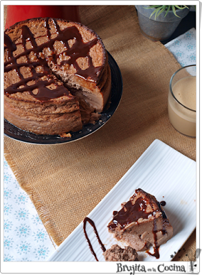 Tarta de queso chocolate a la taza