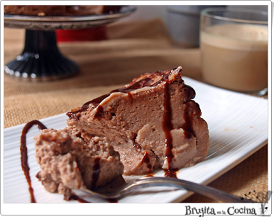 Tarta de queso chocolate a la taza