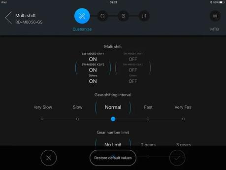 Shimano E-Tube, la aplicación para personalizar los grupos Di2 tambien disponible para Android