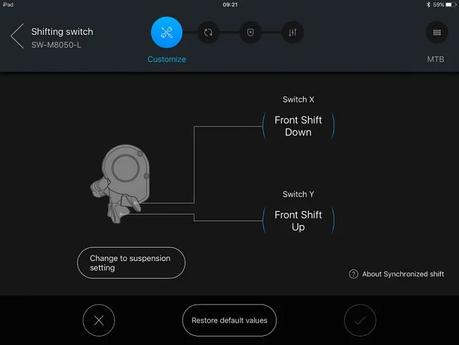 Shimano E-Tube, la aplicación para personalizar los grupos Di2 tambien disponible para Android