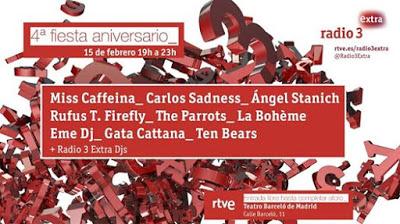 IV Fiesta Radio 3 Extra en Madrid: Miss Caffeina, Carlos Sadness, Ángel Stanich, Rufus T. Firefly, The Parrots...