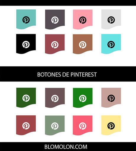 Botones de Pinterest Para Tu Blog