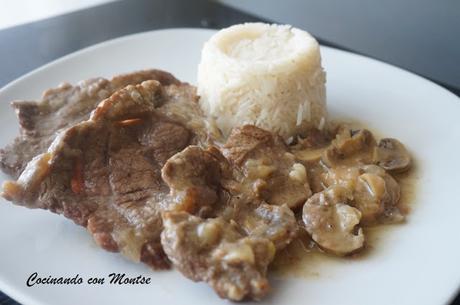 Ternera con salsa de cerveza