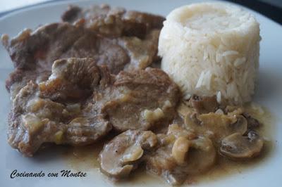 Ternera con salsa de cerveza