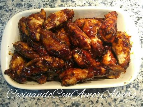 Alitas de Pollo a la Miel.