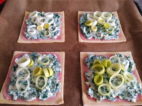 PASTELITOS SALADOS DE HOJALDRE