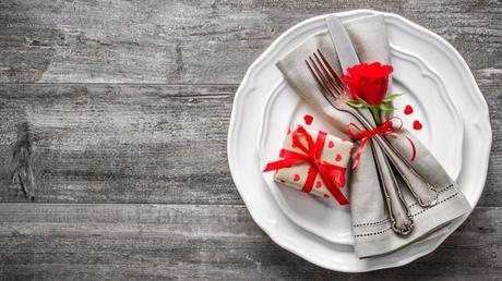Decoración romántica para mesas