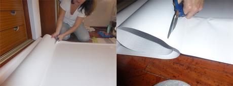 como forrar puertas con vinilo para conseguir acabado lacado