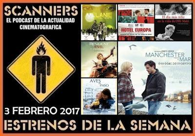 Estrenos de la Semana 3 de Febrero de 2017 por el Podcast Scanners