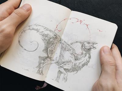 Los bocetos a tinta de Ivan Belikov