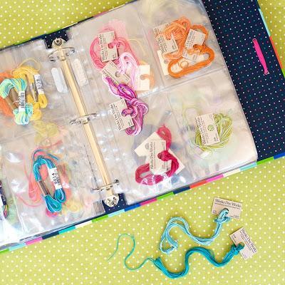 2560.- Organizar los hilos para bordar