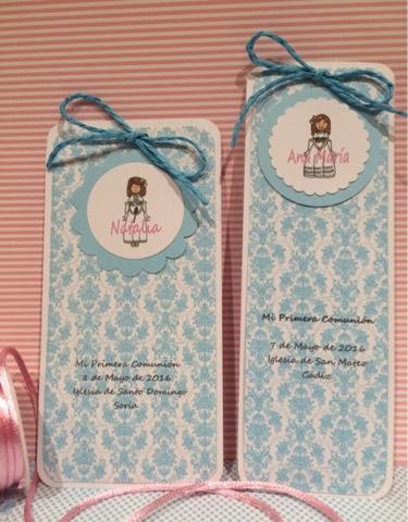 Recordatorios comunión :estampado 