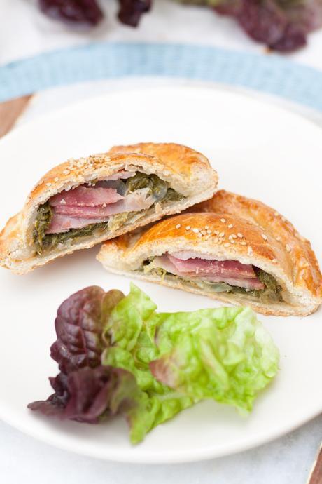 Empanadillas de lacón y grelos (sin lactosa)