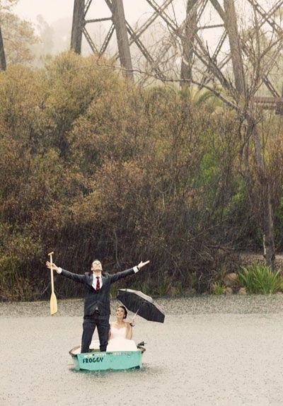 Fotos de boda… pasadas por agua