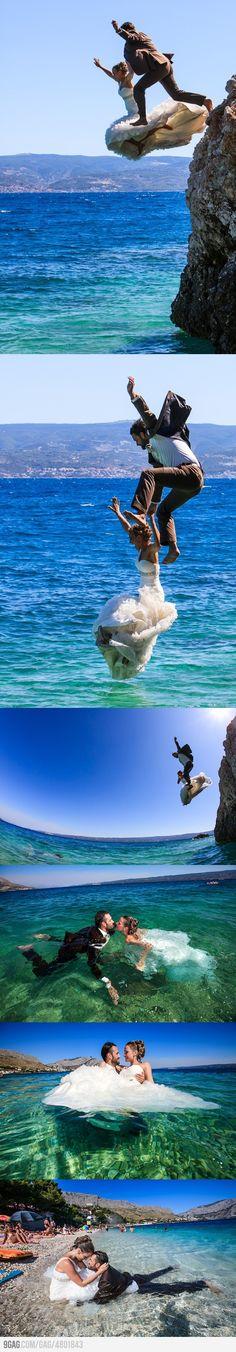 Fotos de boda… pasadas por agua