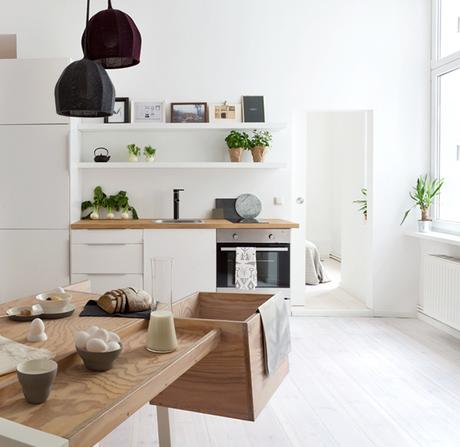 Como decorar con gracia las baldas de una cocina