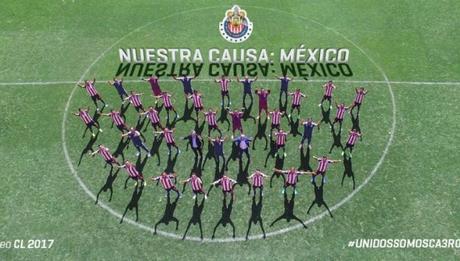 Foto oficial de la Chivas rayadas de Guadalajera