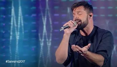 Ricky Martin en la Edición 67 del Festival de Sanremo