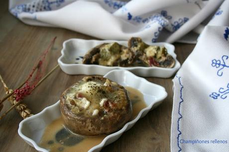 Champiñones rellenos