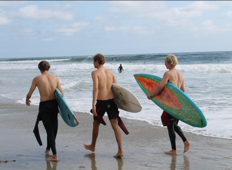 Surfing California
