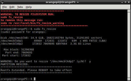 Cómo instalar Debian Jessi (Linux) en una Orange Pi PC