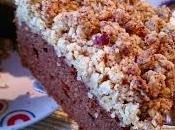 Pastel chocolate streusel avellanas