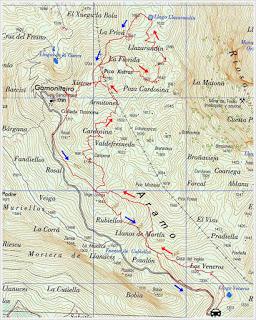 Alto l'Aramá-Campona-La Xistra-Santiago