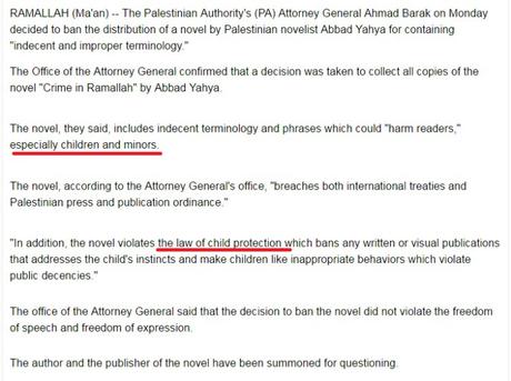 Doble moral e hipocresía en el ente Palestina.