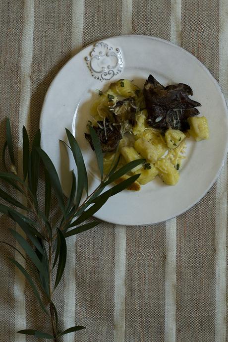 GNOCCHI AL HORNO CON SETAS