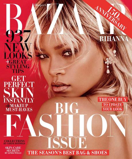 Rihanna celebra 125 años de Harper’s Bazaar