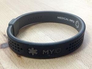 MyID Banda de identificación de emergencia.