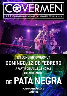 ESTE DOMINGO, NUEVO VERMUT MUSUCAL EN DE PATA NEGRA, CON JOEL REYES