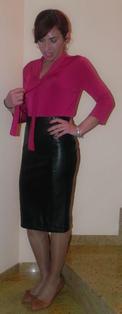 Magenta y camel (Maquillaje, manicura y moda)