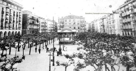 La antigua Plaza de la Libertad, hoy Plaza Pombo