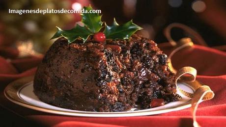 platos de comida navideña cena