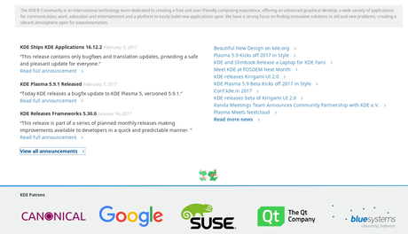 KDE.org estrena nueva web