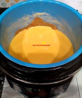 BIZCOCHO CON SOBRES DE FLAN DE MI AMIGA CAROL EN OLLA GM F