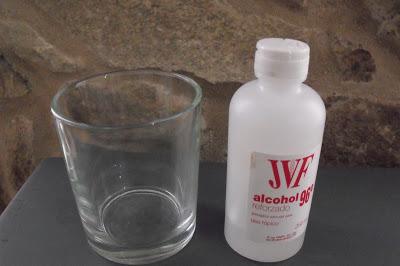 grabando cristal con ácido