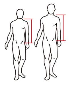 Medición para la correcta elección de talla