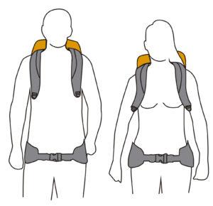 mochila senderismo sexos