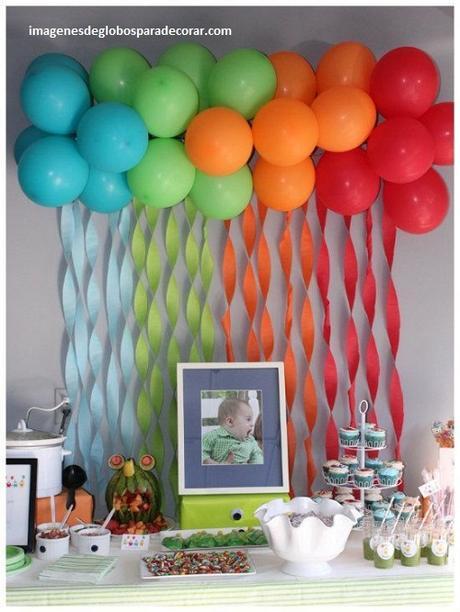 decoracion de fiestas con globos para niños decorar