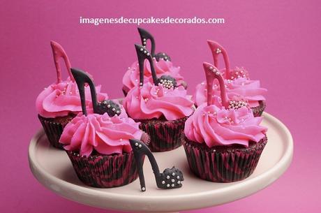 fotos de cupcakes decorados mujer