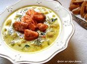 Potaje verduras salmón