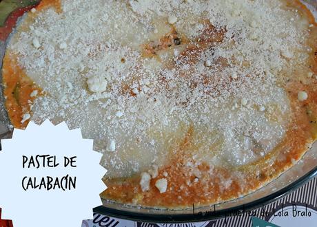 PASTEL DE CALABACIN