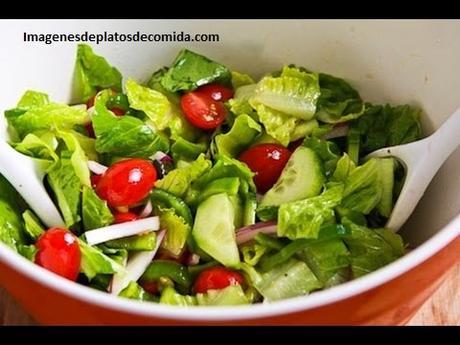 fotos de platos de ensaladas verduras