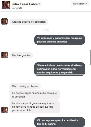 Les recomendamos ver este vídeo a todo hincha de Alianza Lima hecho por [Julio César Cabrera]