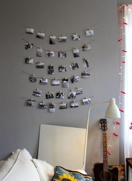 Ideas para colocar tus fotos en la pared