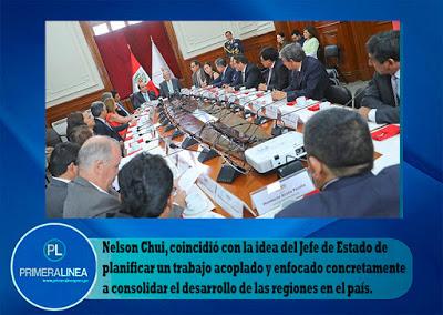 PLANIFICAR UN TRABAJO ARTICULADO PROPONE NELSON  CHUI A PPK…