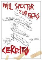 Concierto de Will Spector y los Fatus y Cerdito en Siroco